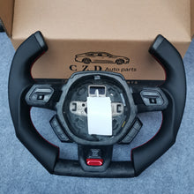 Load image into Gallery viewer, CZD auto parts for Lamborghini Huracan 2014-2021 carbon fiber steering wheel with F1 shape