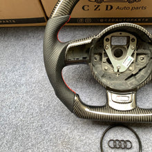 Load image into Gallery viewer, CZD auto parts for Audi R8 (42) 2010-2015 carbon fiber steering wheel with bottom logo