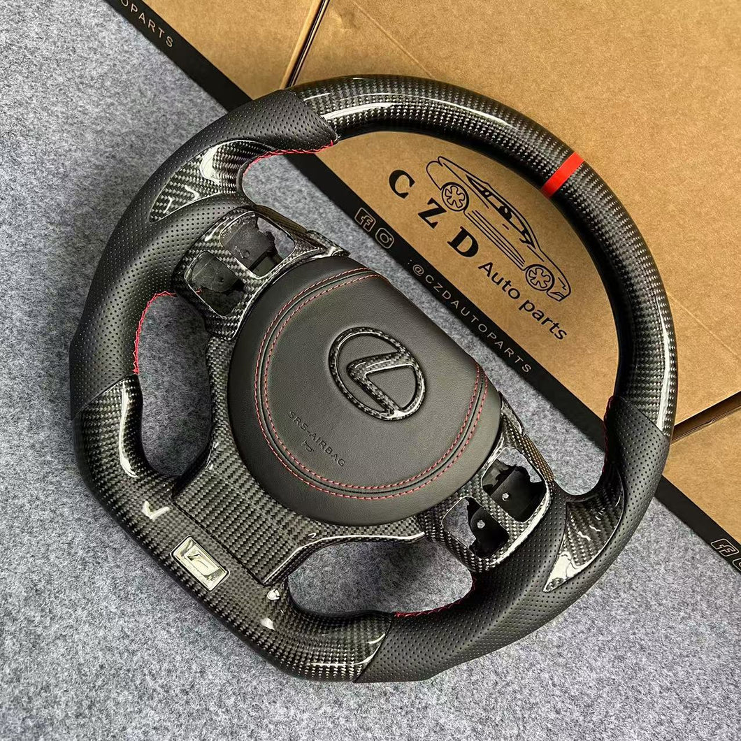 CZD auto parts carbon fiber steering wheel for Lexus CT200H 2014-2018