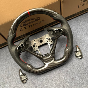 czd auto parts carbon fiber steering wheel for Acura TL/ILX with paddle shifters