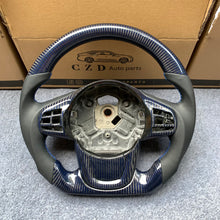 Load image into Gallery viewer, CZD auto parts for TOYOTA SUPRA A90 A91 MK5 2020-2021 carbon fiber steering wheel with blue &amp; black carbon