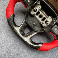 Load image into Gallery viewer, CZD auto parts for Dodge (SRT) Challenger 2015-2021 carbon fiber steering wheel with red perforated leather side