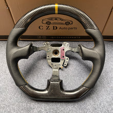 Load image into Gallery viewer, CZD auto parts for  Honda Civic (SI) 2002-2005 carbon fiber steering wheel with golden stripe