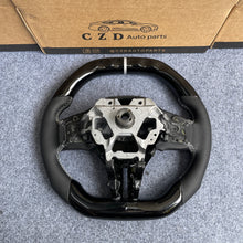 Load image into Gallery viewer, CZD auto parts for Infiniti QX50 2018-2019 carbon fiber steering wheel with piano black