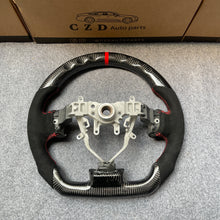 Load image into Gallery viewer, CZD auto parts for Impreza WRX (WRX STI) 2008-2014 carbon fiber steering wheel with alcantara leather side