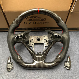 czd auto parts carbon fiber steering wheel for Acura TL/ILX with paddle shifters
