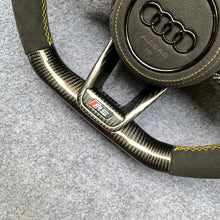 Load image into Gallery viewer, CZD auto parts for Audi R8 2015+ carbon fiber steering wheel with alcantara airbag cover