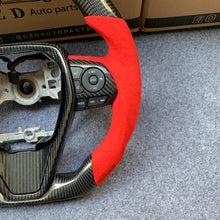 Load image into Gallery viewer, CZD Autoparts For Toyota 8th gen Camry se xse le xle 2018-2022 carbon fiber steering wheel red alcantara sides