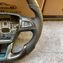 Load image into Gallery viewer, CZD auto parts for Ford EcoSport 2017-2021 carbon fiber steering wheel with blue RS logo