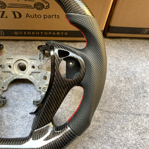 czd auto parts carbon fiber steering wheel for Honda Accord Crosstour 2013-2015 with black perforated leather