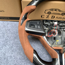Load image into Gallery viewer, CZD auto parts carbon fiber steering wheel for Maserati Ghibli M157 2014-2019 with thumbgrips