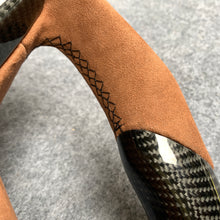 Load image into Gallery viewer, CZD auto parts carbon fiber steering wheel for Maserati Ghibli M157 2014-2019 with thumbgrips