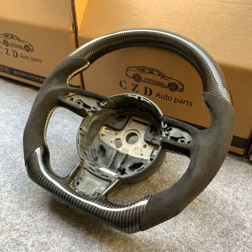 CZD auto parts carbon fiber steering wheel for Audi S7 (G8) with alcantara
