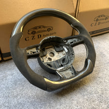 Load image into Gallery viewer, CZD auto parts carbon fiber steering wheel for Audi S7 (G8) with white stitching