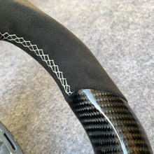 Load image into Gallery viewer, CZD auto parts carbon fiber steering wheel for Audi S7 (G8) with white stitching