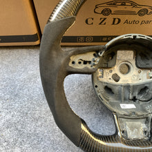 Load image into Gallery viewer, CZD auto parts carbon fiber steering wheel for Audi S7 (G8) with white stitching