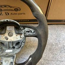 Load image into Gallery viewer, CZD auto parts carbon fiber steering wheel for Audi S7 (G8) with white stitching