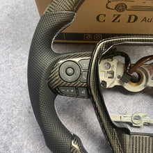 Load image into Gallery viewer, CZD Autoparts for Toyota 8th gen Camry se xse le xle 2018-2022 carbon fiber steering wheel flat top and bottom