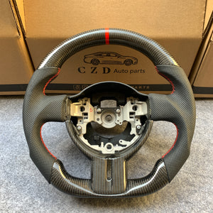 czd auto parts carbon fiber steering wheel for Toyota 86 2012-2016 with red stitch