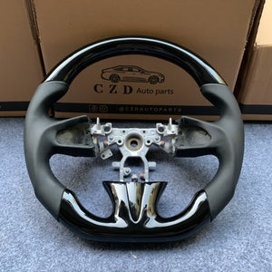 czd auto parts carbon fiber steering wheel for Infiniti Q50 with smooth leather