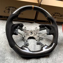 Load image into Gallery viewer, czd auto parts carbon fiber steering wheel for Honda Accord Crosstour 2013-2015 with yellow stripe