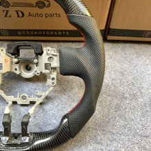 Load image into Gallery viewer, CZD auto parts carbon fiber steering wheel for Subaru BRZ 2016-2020 with black perforated leather