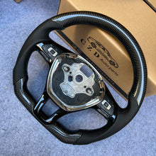 Load image into Gallery viewer, CZD auto parts for Volkswagen Golf 7 GTI Golf R MK7 VW Polo GTI Scirocco 2015 2016 carbon fiber steering wheel with black perforated leather side
