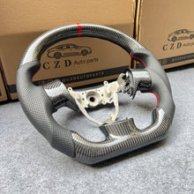 Load image into Gallery viewer, czd auto parts carbon fiber steering wheel for Corolla 2010-2013 with red stitch