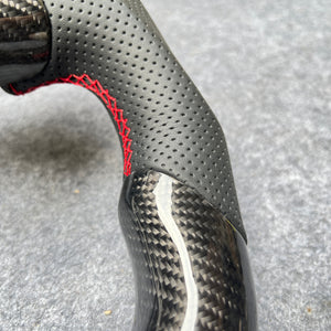 czd auto parts carbon fiber steering wheel for Toyota Corolla 2010-2013 with red stripe