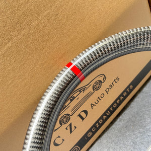 czd auto parts carbon fiber steering wheel for Toyota Corolla 2010-2013 with red stripe
