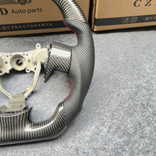 Load image into Gallery viewer, czd auto parts carbon fiber steering wheel for Toyota Corolla 2010-2013 with red stripe