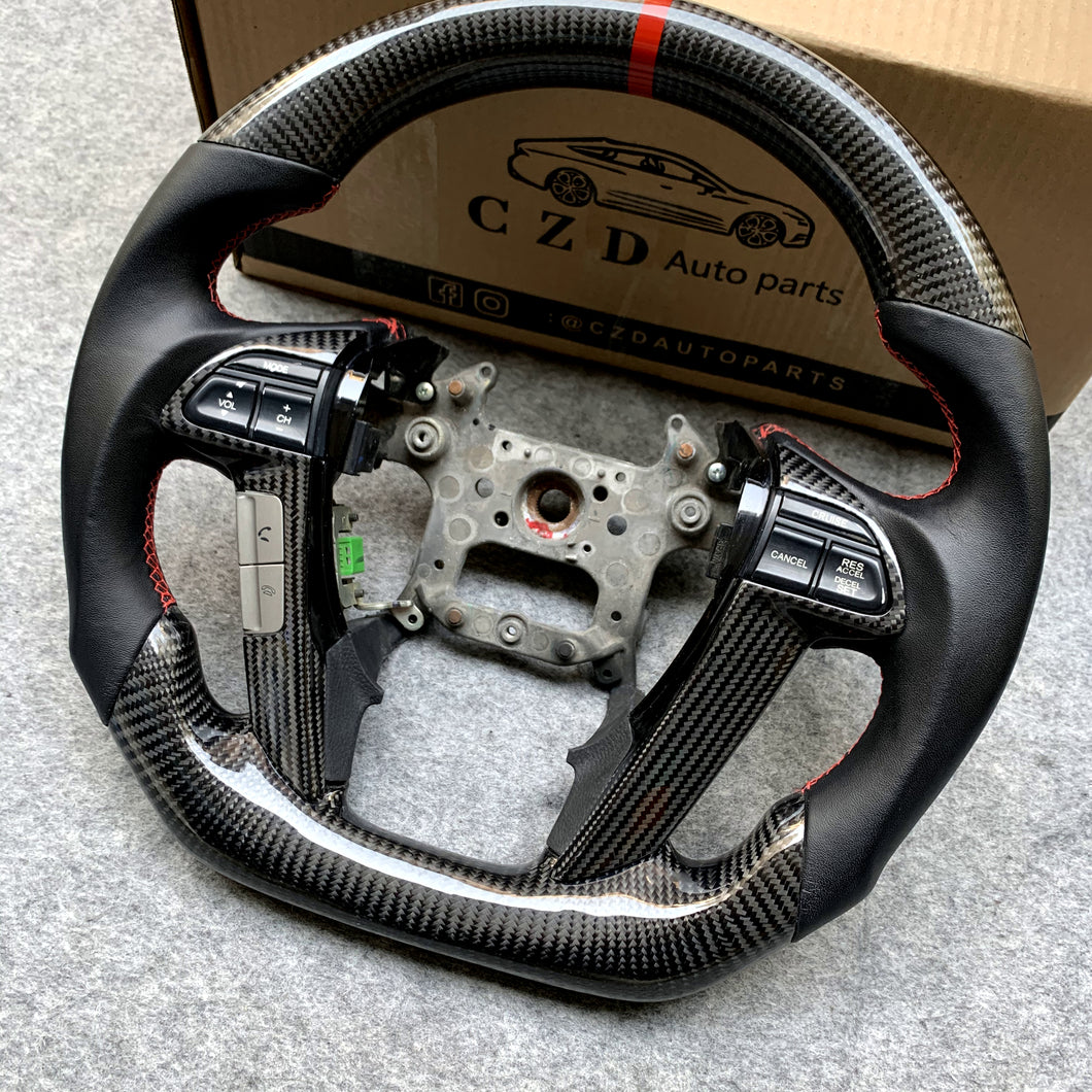 czd auto parts carbon fiber steering wheel for Honda Accord CP1 CP2 CP3