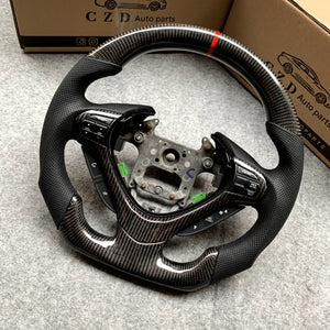 czd auto parts carbon fiber steering wheel for Acura TSX 2009-2014 with black stitching