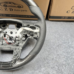 CZD Auto Parts carbon fiber steering wheel for Ford F-550 2017-2021