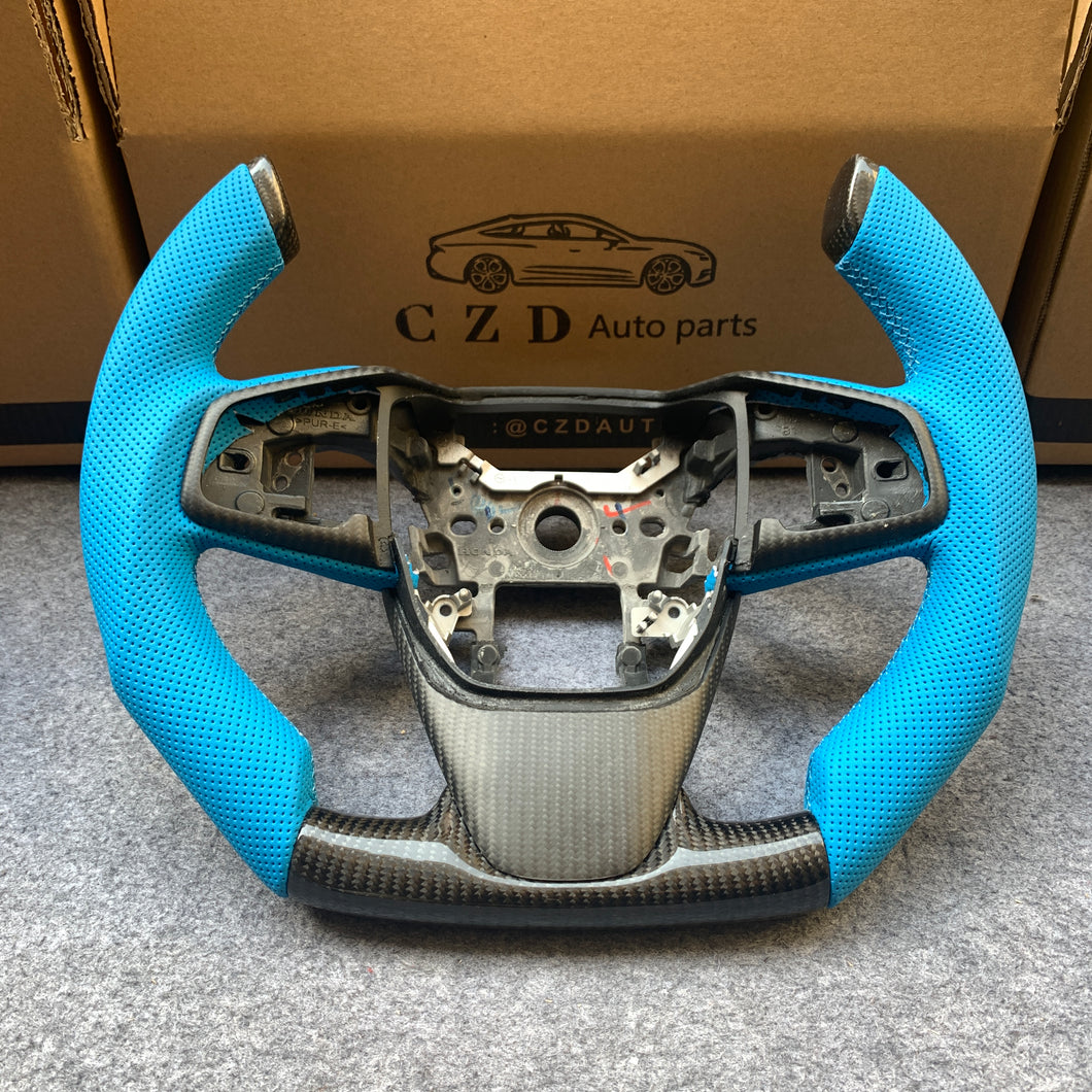 CZD auto parts for 2016-2021 Honda 10th gen Civic SI/FK8/Clarity/MK10 carbon fiber steering wheel with FI shape