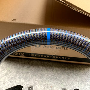 czd auto parts carbon fiber steering wheel for Honda Accord Crosstour 2013-2015 with blue wires carbon fiber