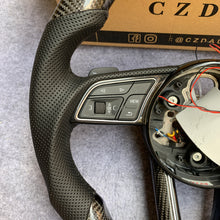 Load image into Gallery viewer, CZD auto parts carbon fiber steering wheel for Audi A1 (8X) Sportback