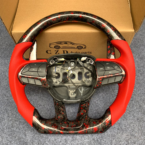 czd auto parts carbon fiber steering wheel for Dodge Charger 2015-2021