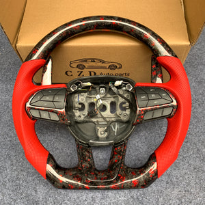 czd auto parts carbon fiber steering wheel for Dodge Charger 2015-2021