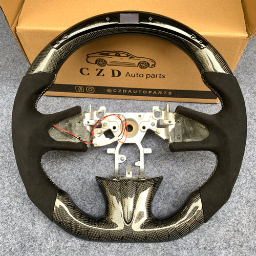 czd auto parts carbon fiber steering wheel for Infiniti Q50 with honeycomb carbon fiber