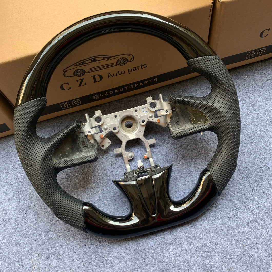 czd auto parts carbon fiber steering wheel for Infiniti Q50/QX50 with gloss piano black
