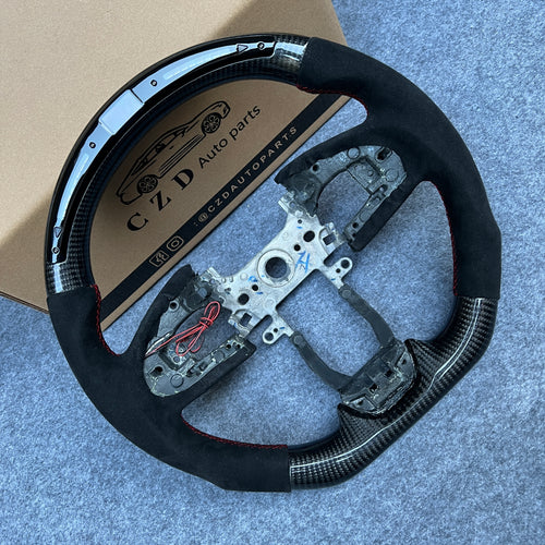 czd auto parts carbon fiber steering wheel for Honda MK10 2016-2021 with black alcantara