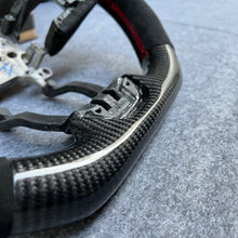 Load image into Gallery viewer, czd auto parts carbon fiber steering wheel for Honda MK10 2016-2021 with round top flat bottom shape