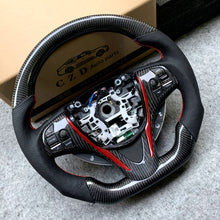Load image into Gallery viewer, czd auto parts carbon fiber steering wheel for Acura TLX 2015-2021/MDX 2018-2022 with black perforated leather