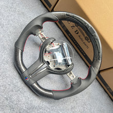 Load image into Gallery viewer, CZD Autoparts For BMW X5M X4 carbon fiber steering wheel inner trim in gloss carbon fiber