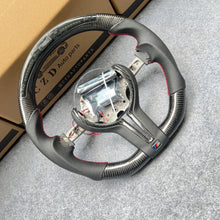 Load image into Gallery viewer, CZD Autoparts For BMW X5M X4 carbon fiber steering wheel inner trim in gloss carbon fiber