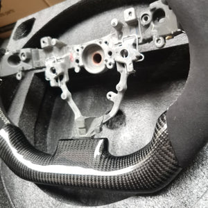 czd auto parts carbon fiber steering wheel for Toyota IQ with alcantara
