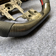 Load image into Gallery viewer, CZD auto parts carbon fiber steering wheel for Mitsubishi Lancer Evolution Evo 10 with red stitching