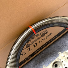 Load image into Gallery viewer, CZD auto parts carbon fiber steering wheel for Mitsubishi Lancer Evolution Evo 10 with red stitching