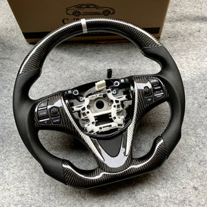 czd auto parts carbon fiber steering wheel for Acura TLX 2015-2021/MDX 2018-2022 with gloss carbon fiber